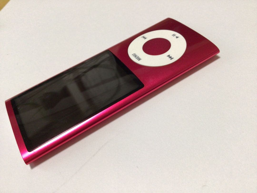 iPod nano5世代8GBピンクno.213バッテリー交換済、usb付き