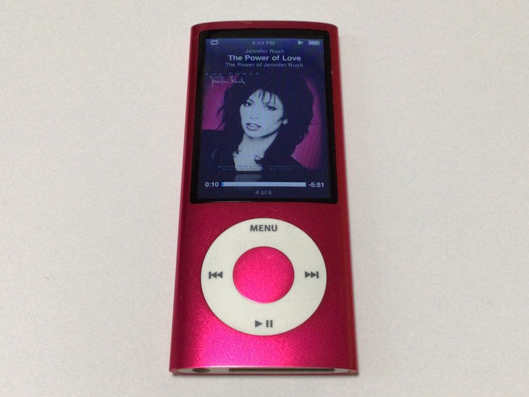 iPod nano5世代8GBピンクno.213バッテリー交換済、usb付き