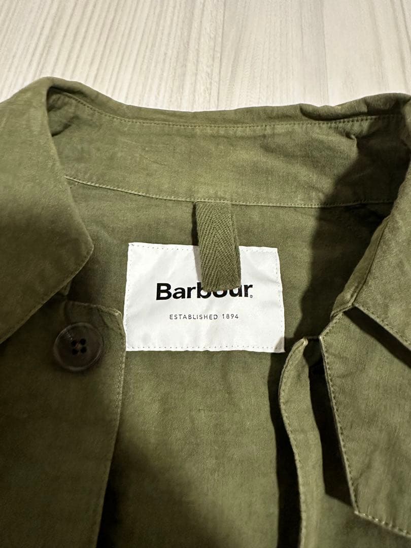 barbour カーキ　ミリタリージャケット