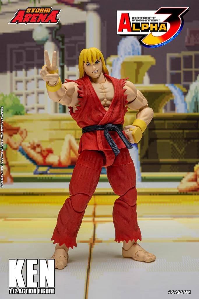 ストリートファイターアルファ3 ストームアリーナ ケン 1/12スケール