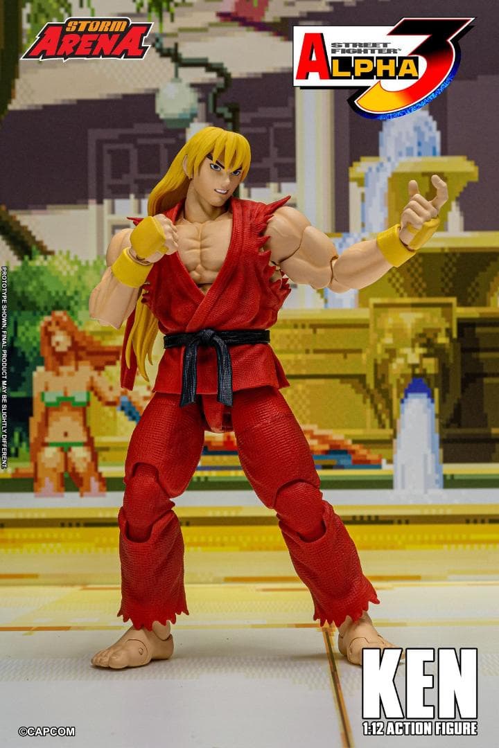 ストリートファイターアルファ3 ストームアリーナ ケン 1/12スケール