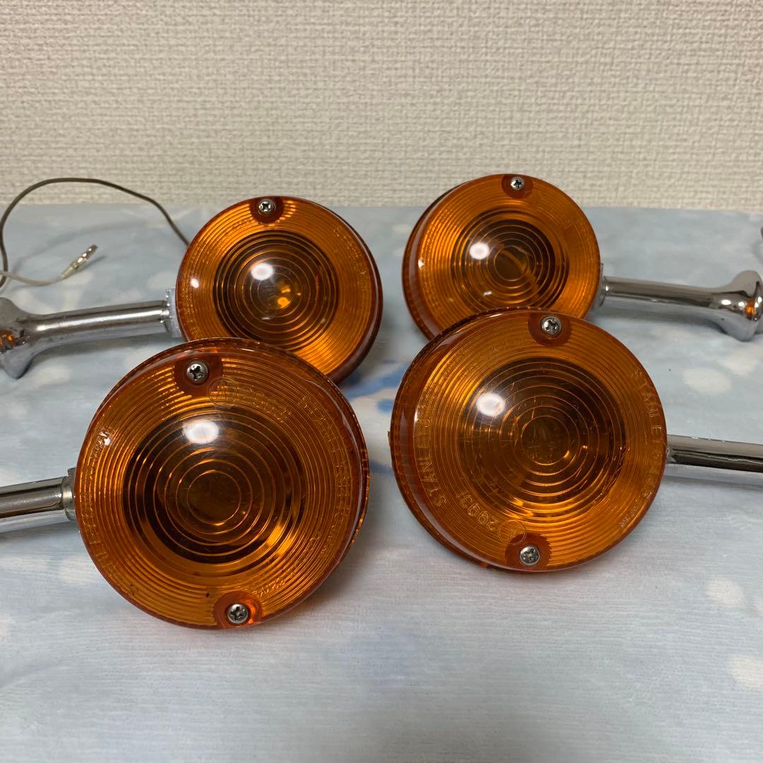 カワサキ Z1Ｂ 純正品 ウインカー&ステーセット 刻印有り レア