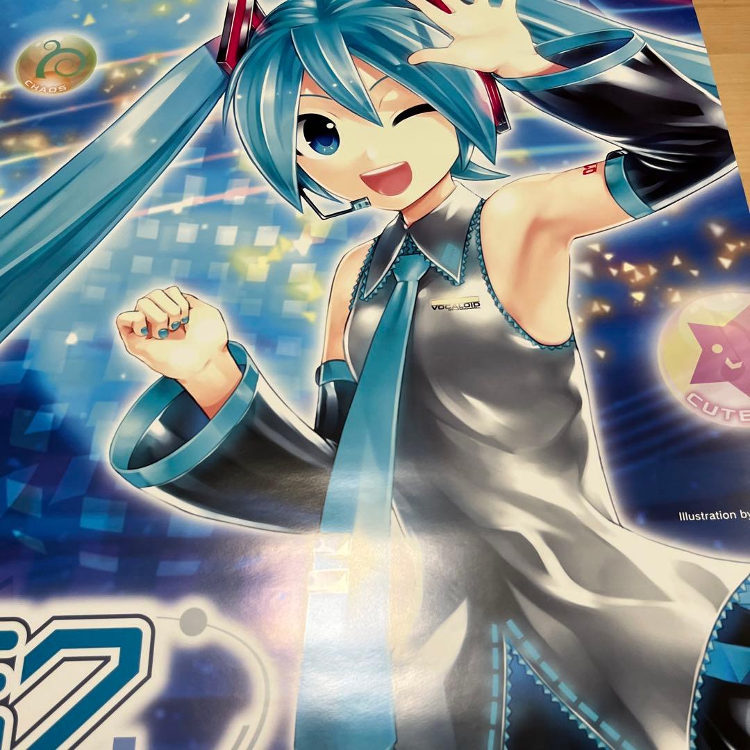 PSVITA 初音ミク　プロジェクト　ディーヴァX 非売品ゲームポスター