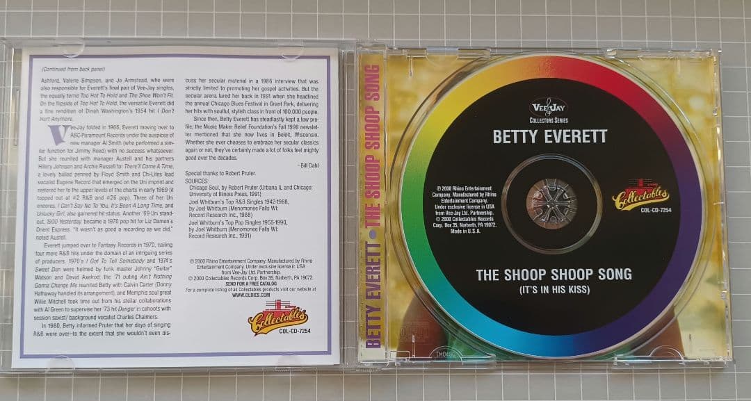 洋楽 Betty Everett - The Shoop Shoop Song