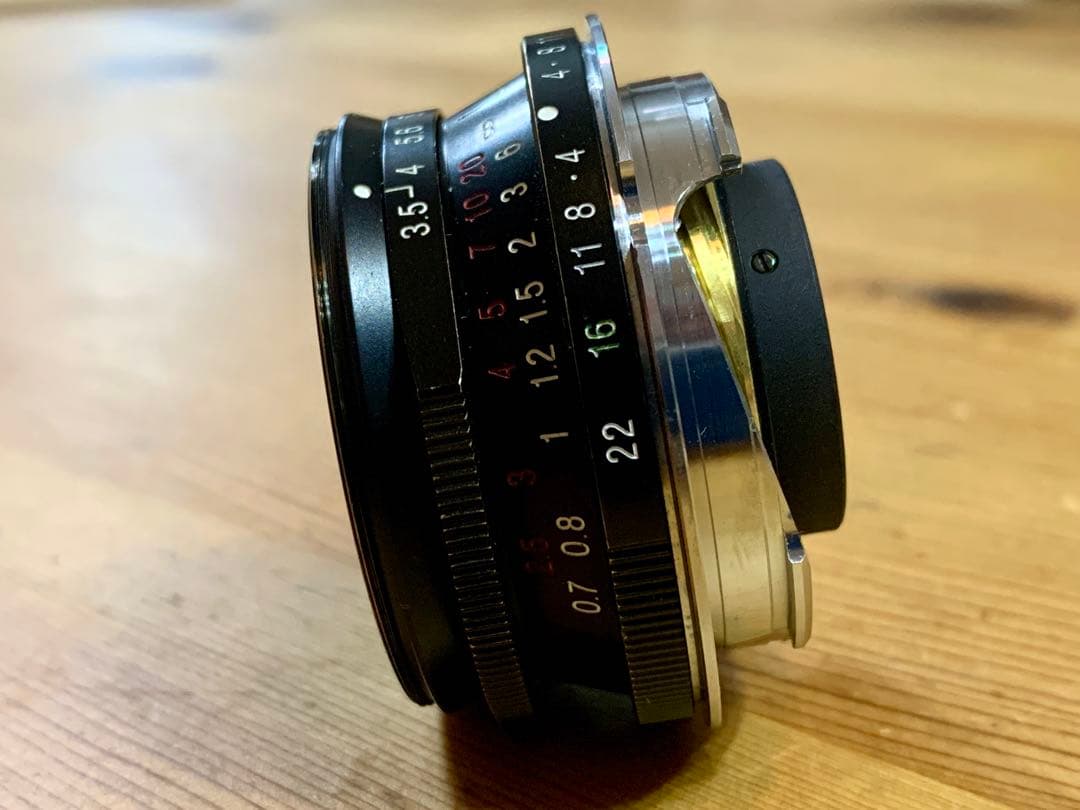 フォクトレンダー COLOR-SKOPAR 28mm F3.5 Mアダプター 付