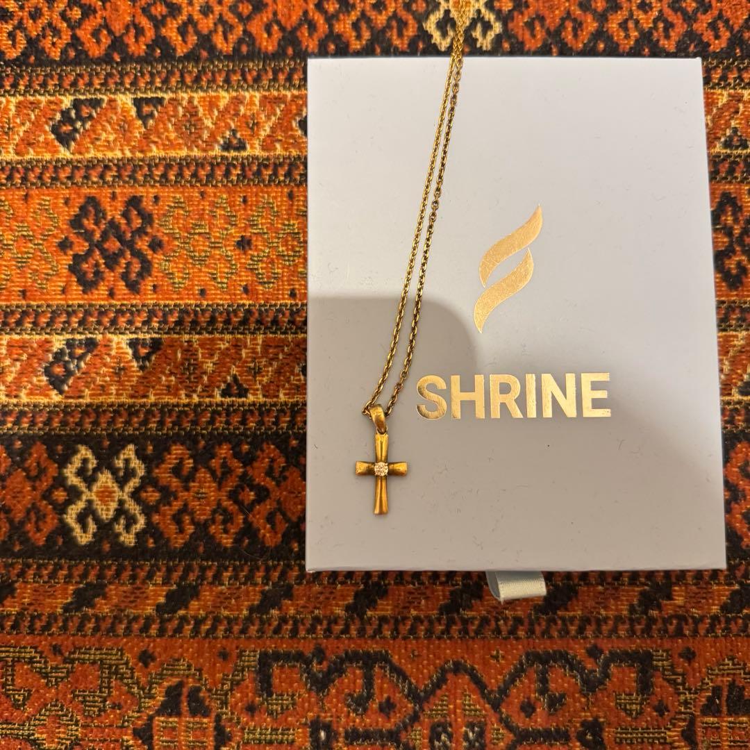 SHRINE クロスネックレス - CROSS NECKLACE - GOLD
