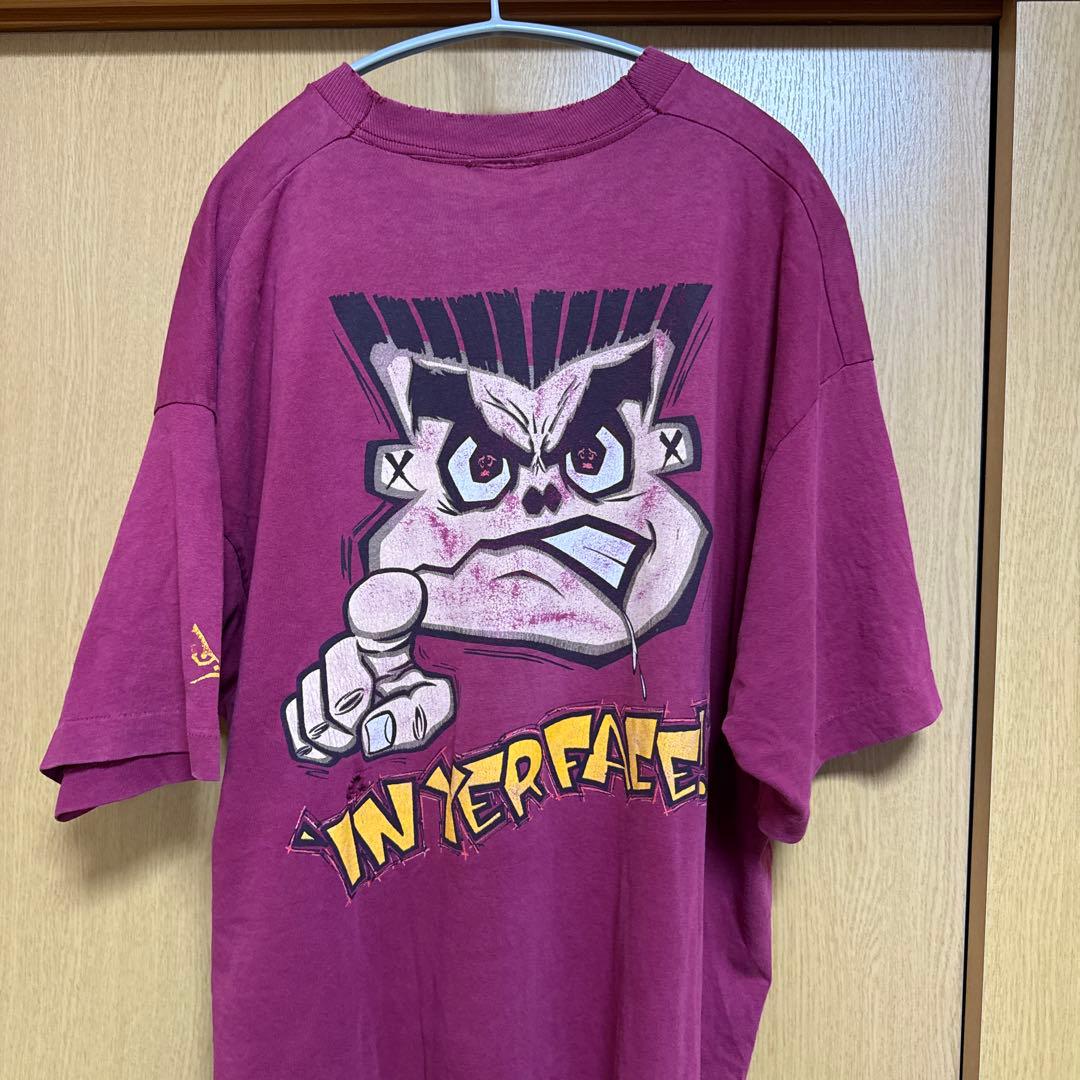 BAD BOY CLUB マルーン Tシャツ オーバーサイズ