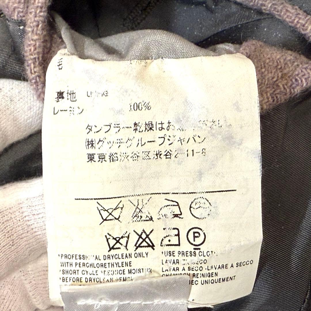 イヴ・サンローラン リヴゴーシュ テーラードジャケット ツィード YSL 48R