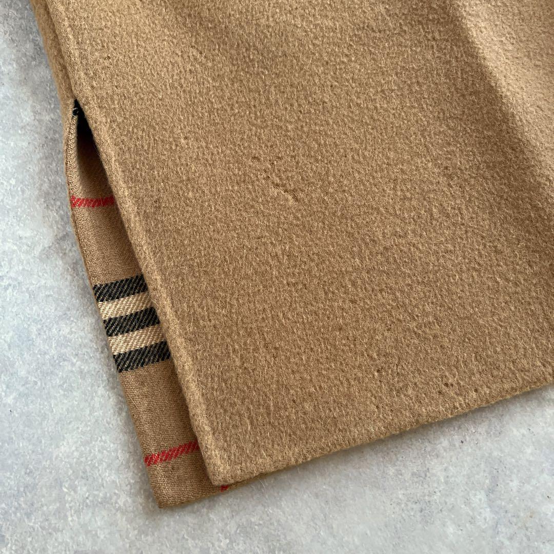 Burberrys カシミヤ混 ダブルフェイス ロングコート 9号 金ボタン