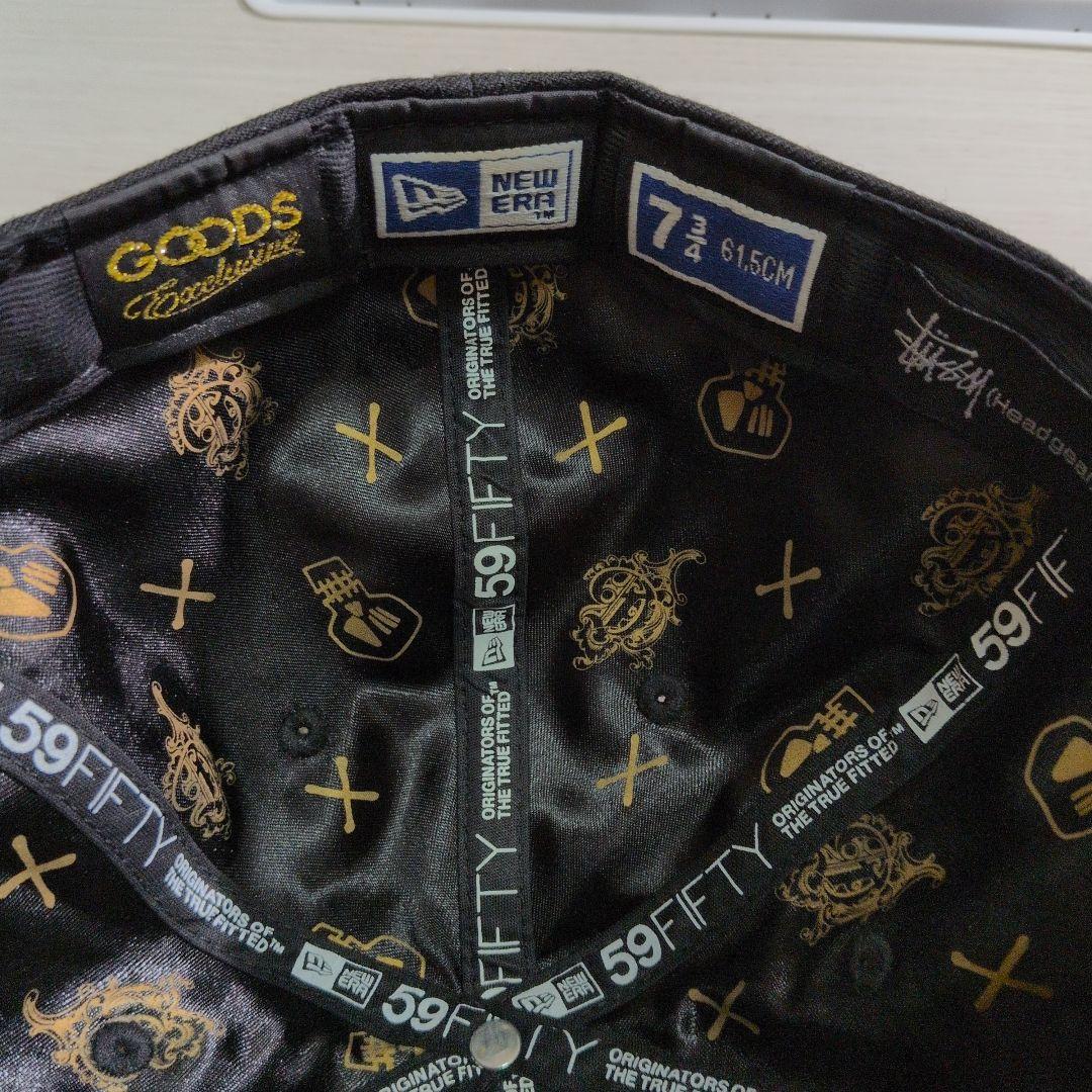 STUSSY×GOODS×New Era 59FIFTY 7 3/4