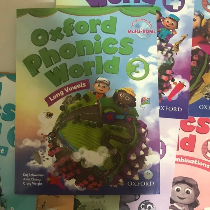 英語 教材  洋書 CD付き Oxford Phonics World 1-5