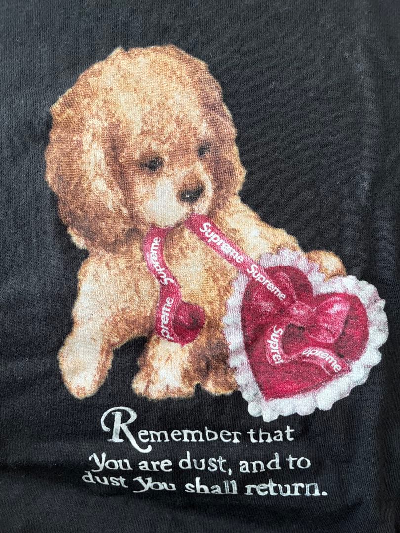 Supreme 犬とハート Tシャツ Sサイズ