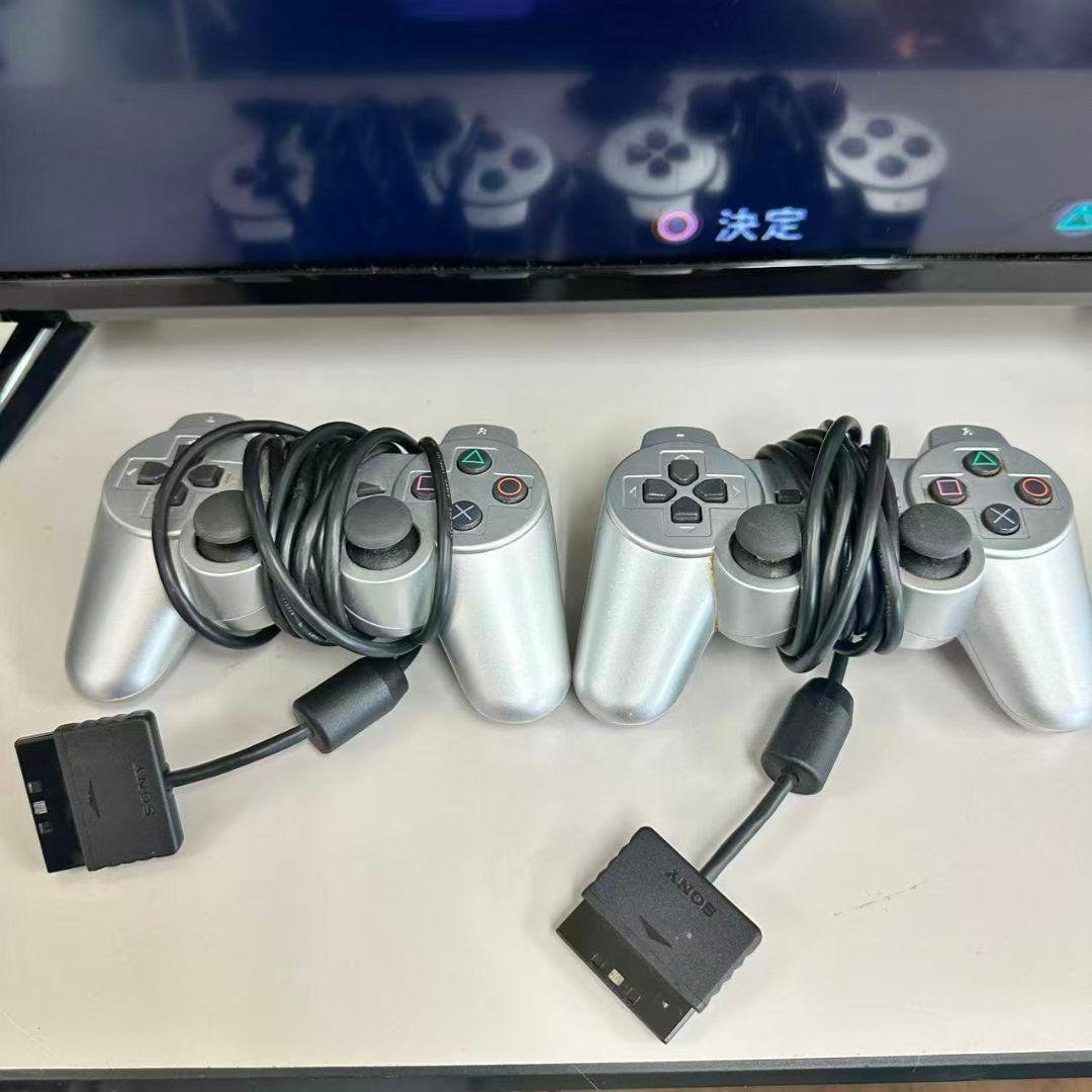 PlayStation 2 本体 + コントローラー2個 + テレビ本体セット