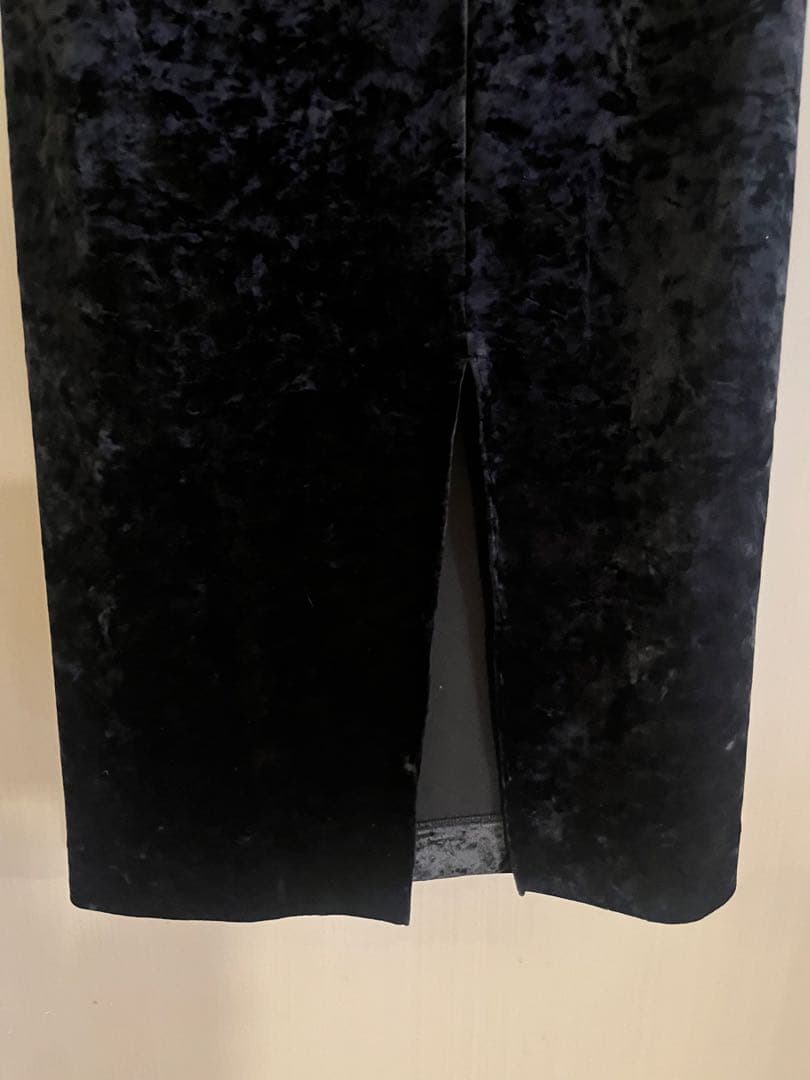 スカート yo BIOTOP Velor long tight skirt