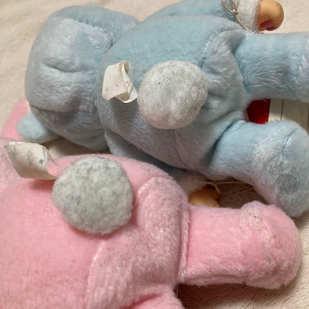 【値下げ】メッセージモンチッチペア　くま＆うさぎ