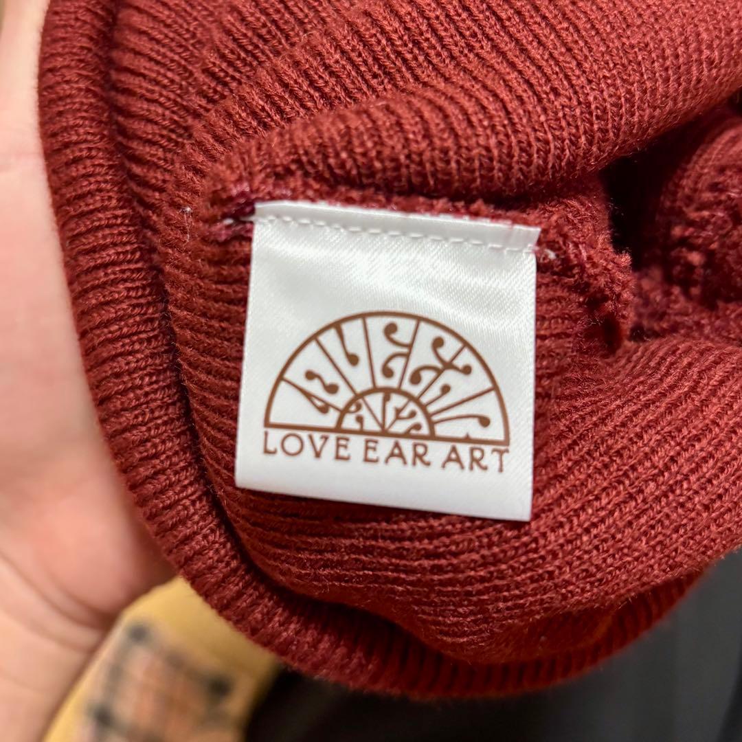 LOVE EAR ART ニット帽　試着のみ