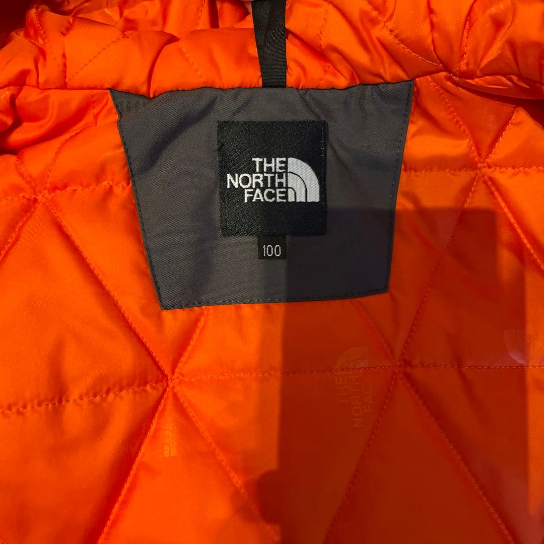 THE NORTH FACE 子ども用ウェア サイズ100 赤/黒