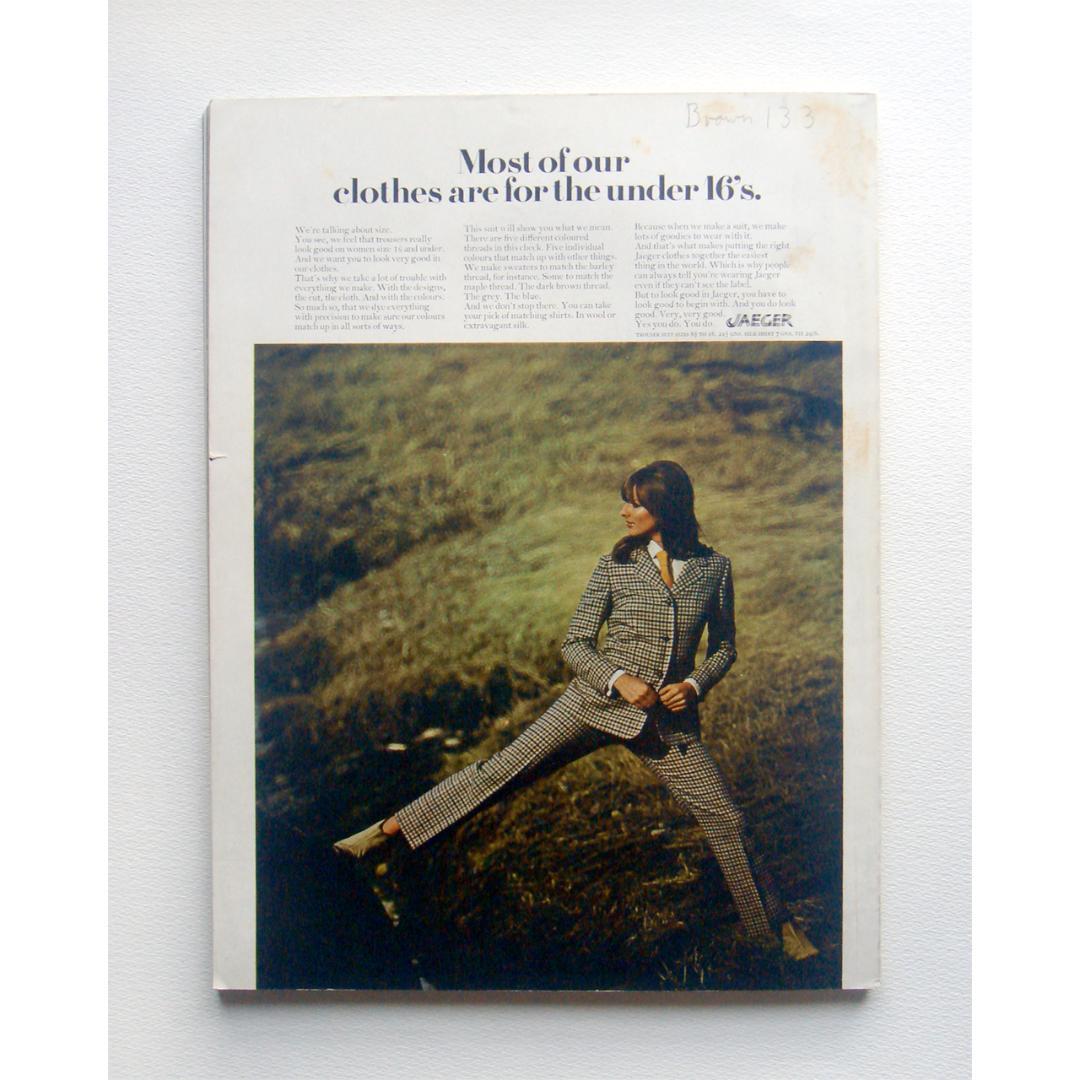 Vogue 1967 10月 twiggy ツイッギー ヴィンテージ雑誌