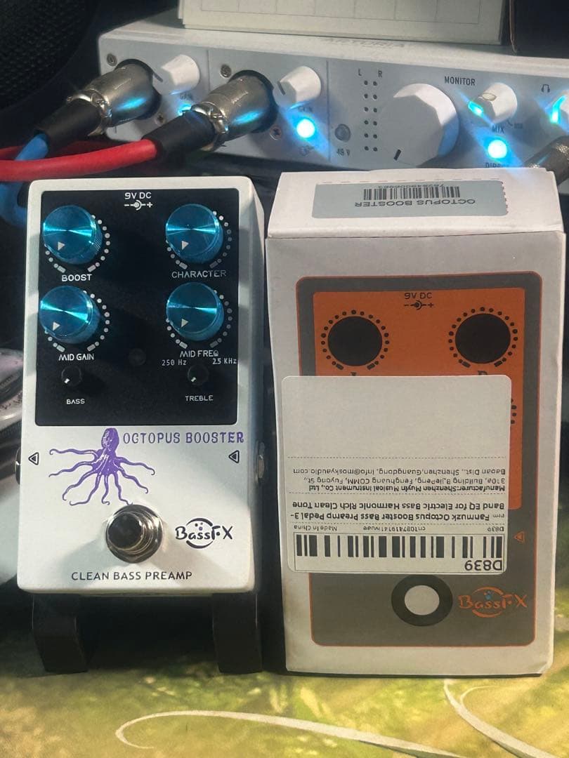 【レア】BassFX Octopus Booster ベースプリアンプ