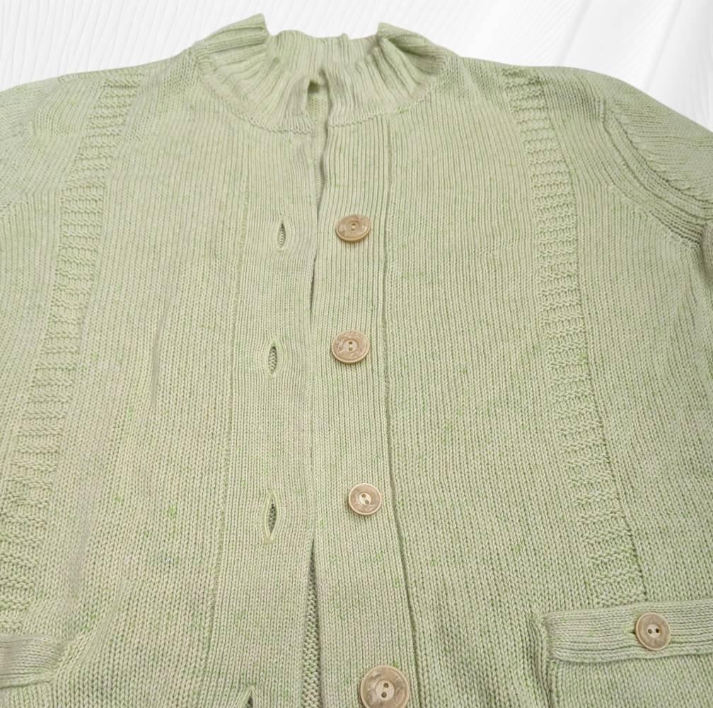 【未使用】Leilian レリアン カシミヤ混 シルク カーディガン 11号