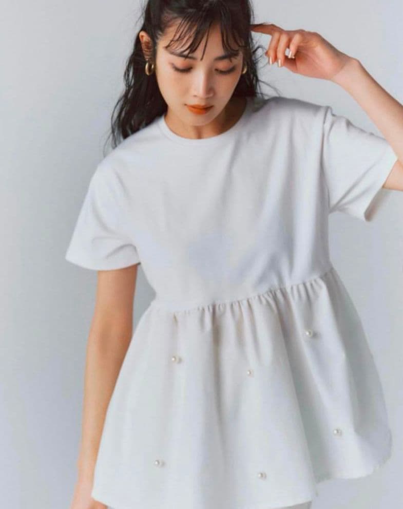マイストラーダ　ドッキングパール付きホワイトTシャツ