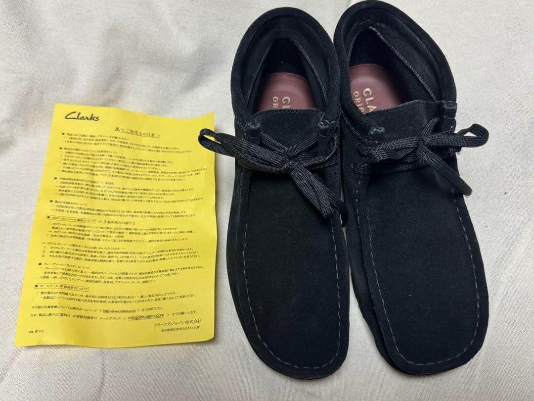 電*ブ様 【極美品】Clarks ワラビーブーツ GTX ブラック ゴアテックス