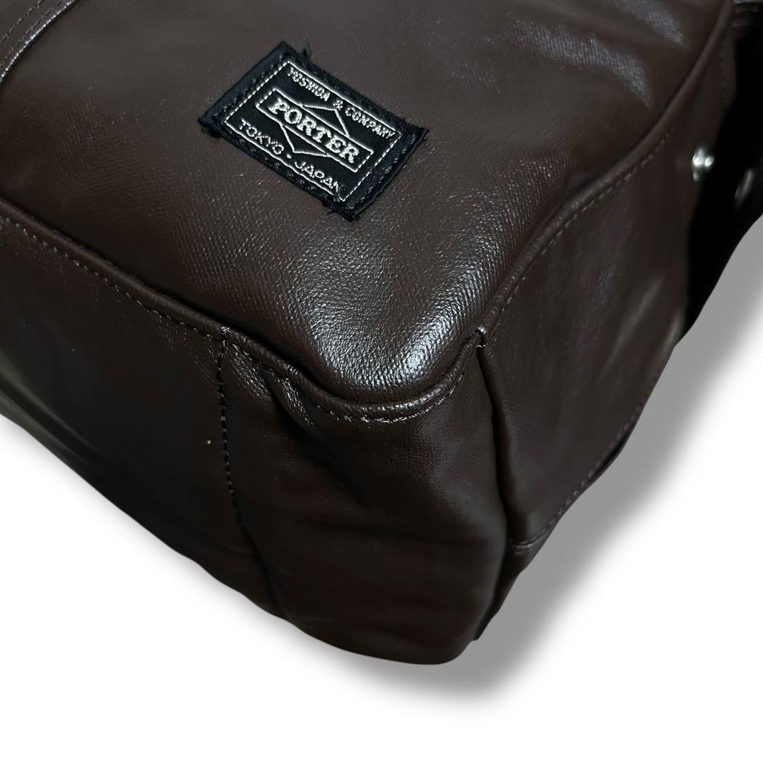 極めて美品✨PORTER フリースタイル ボストンバッグ ブラウン