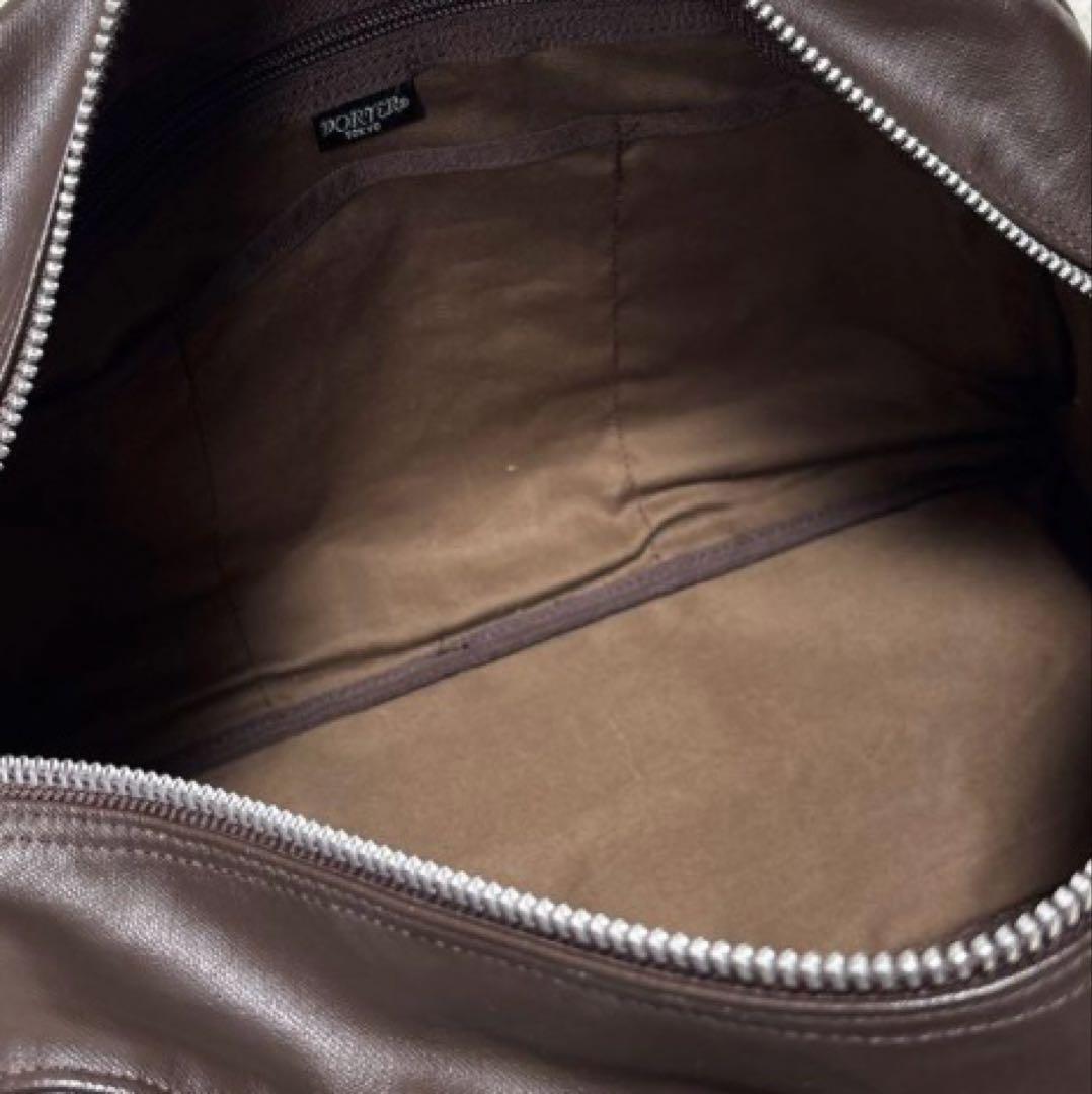 極めて美品✨PORTER フリースタイル ボストンバッグ ブラウン