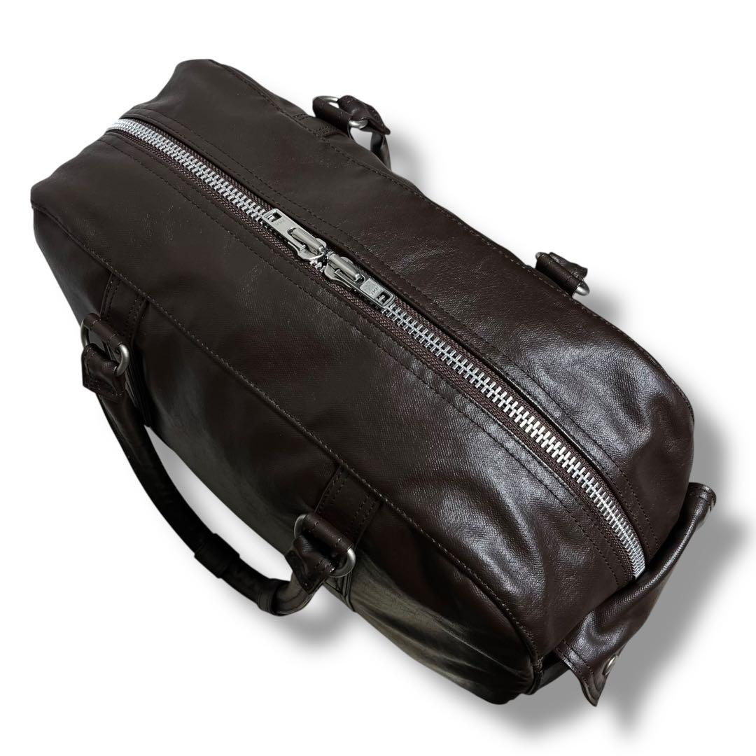 極めて美品✨PORTER フリースタイル ボストンバッグ ブラウン