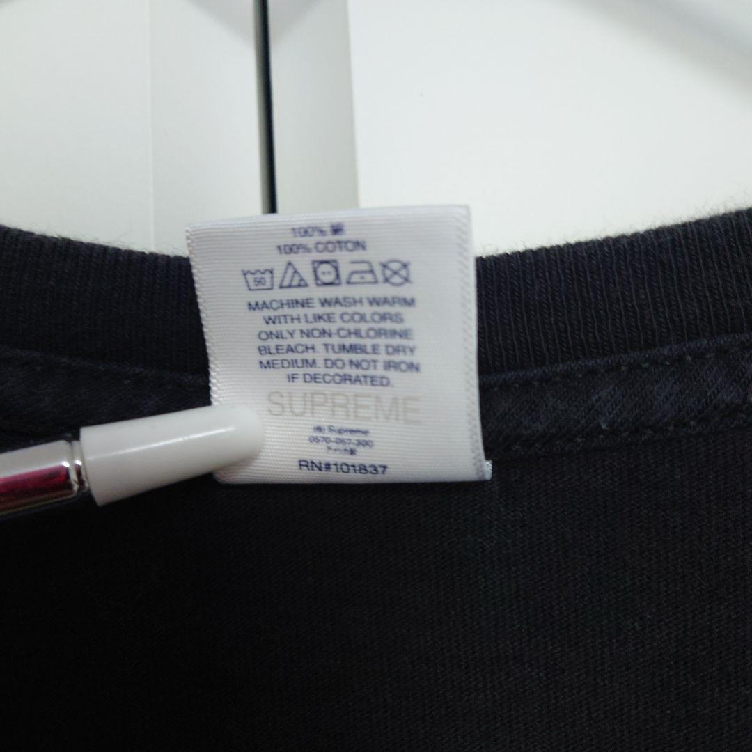 Supreme 黒 Tシャツ XXL