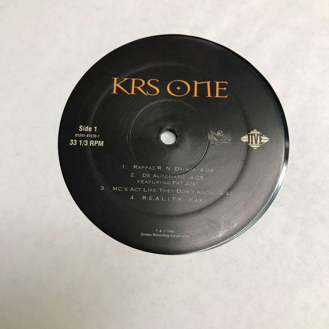 KRS ONE レコード 33 1/3 RPM