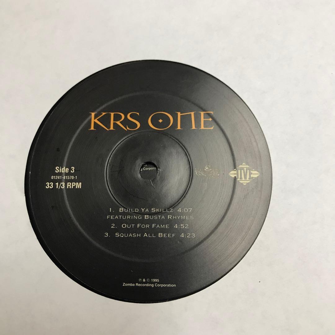 KRS ONE レコード 33 1/3 RPM