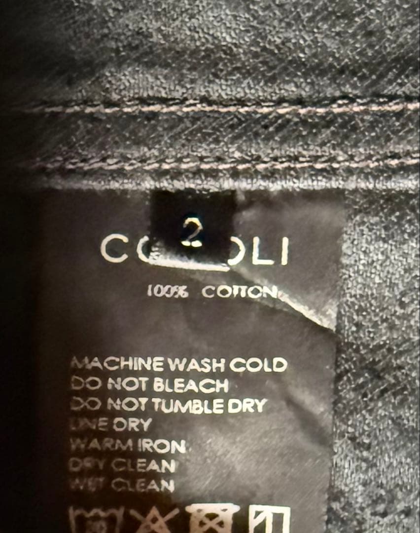 comoli 25aw ブラックデニム ワークジャケット 2 黒