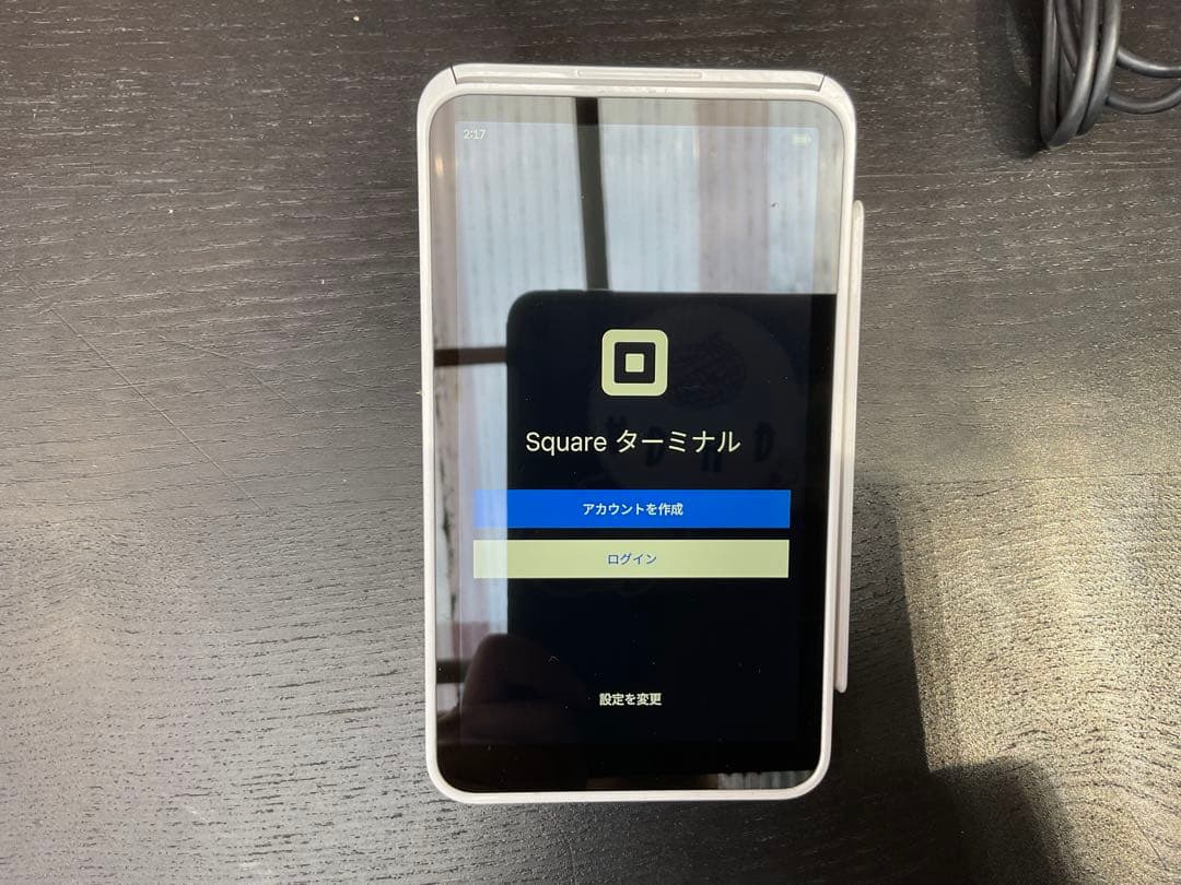 Square ターミナル カード決済端末 レシートプリンター内蔵 通電確認済み