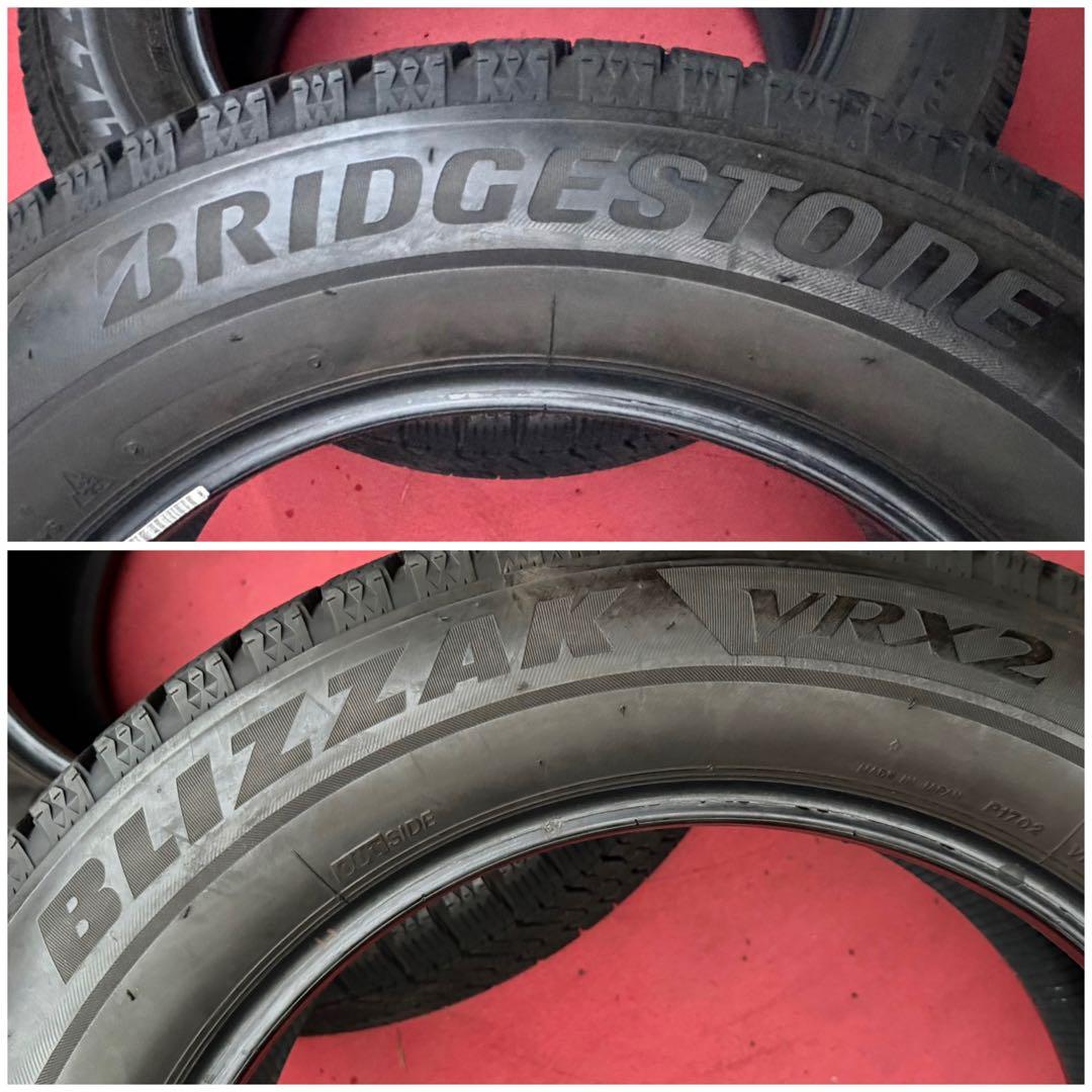 送料込★225/60R17 99QブリヂストンブリザックVRX2バリ溝4本セット