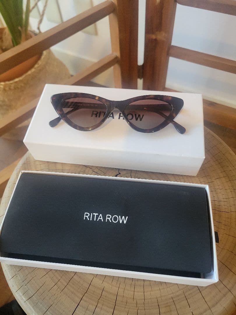 RITA ROW キャットアイ サングラス