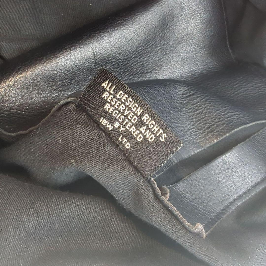 美品 Jas-M.B. レザー ボストンバッグ ショルダー 2way 本革 黒