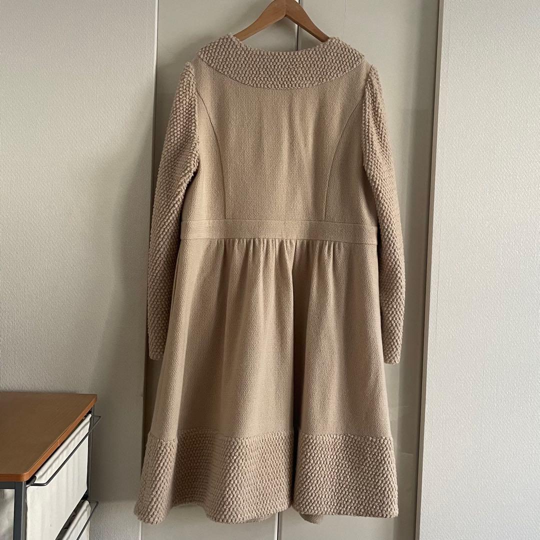 最終値下げ☆TO BE CHIC・トゥービーシック46ベージュ ノーカラーコート