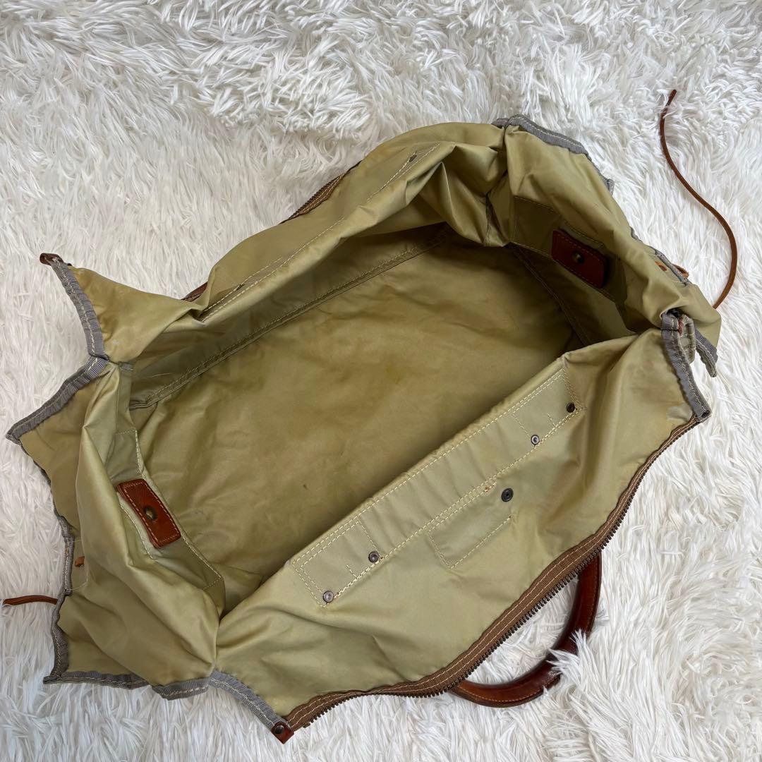 美品★Felisi 2way ボストンバッグ P4 ショルダー ベージュ　大容量