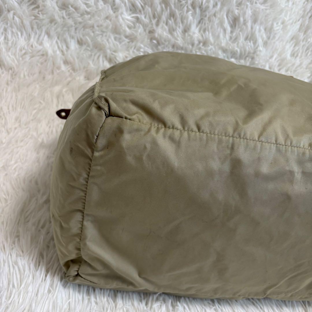 美品★Felisi 2way ボストンバッグ P4 ショルダー ベージュ　大容量