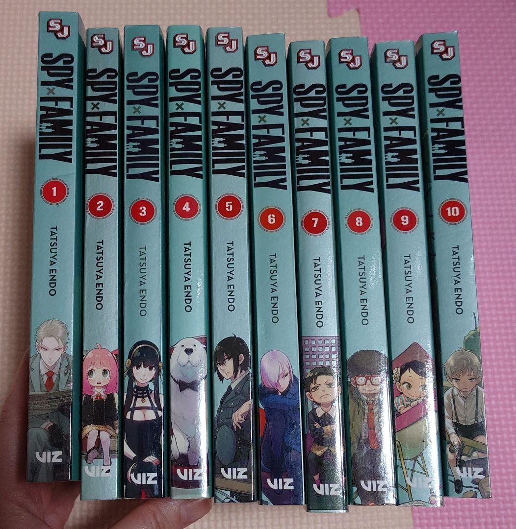 スパイファミリー1-10　英語　コミック