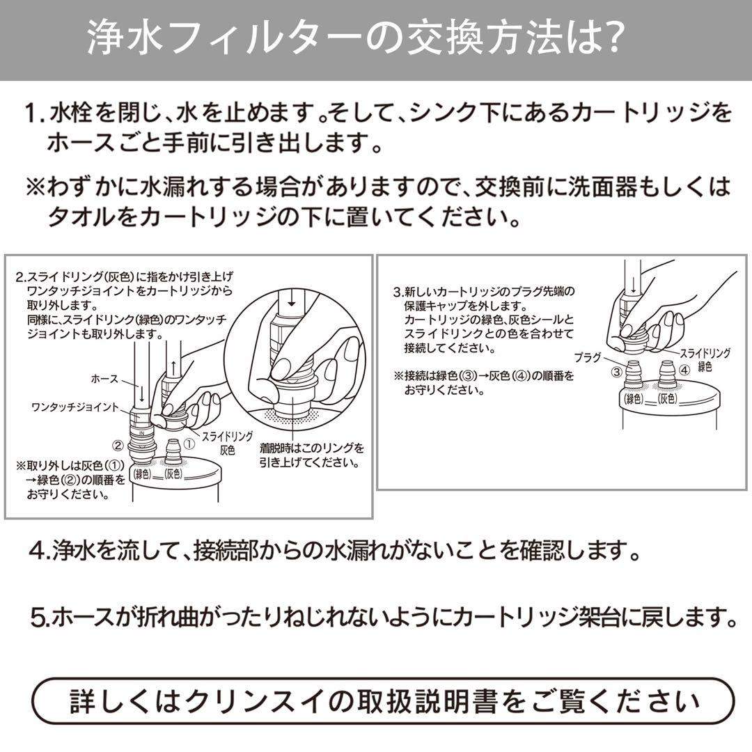 交換用浄水カートリッジ UAC0827-GN 1個入 浄水器カートリッジ