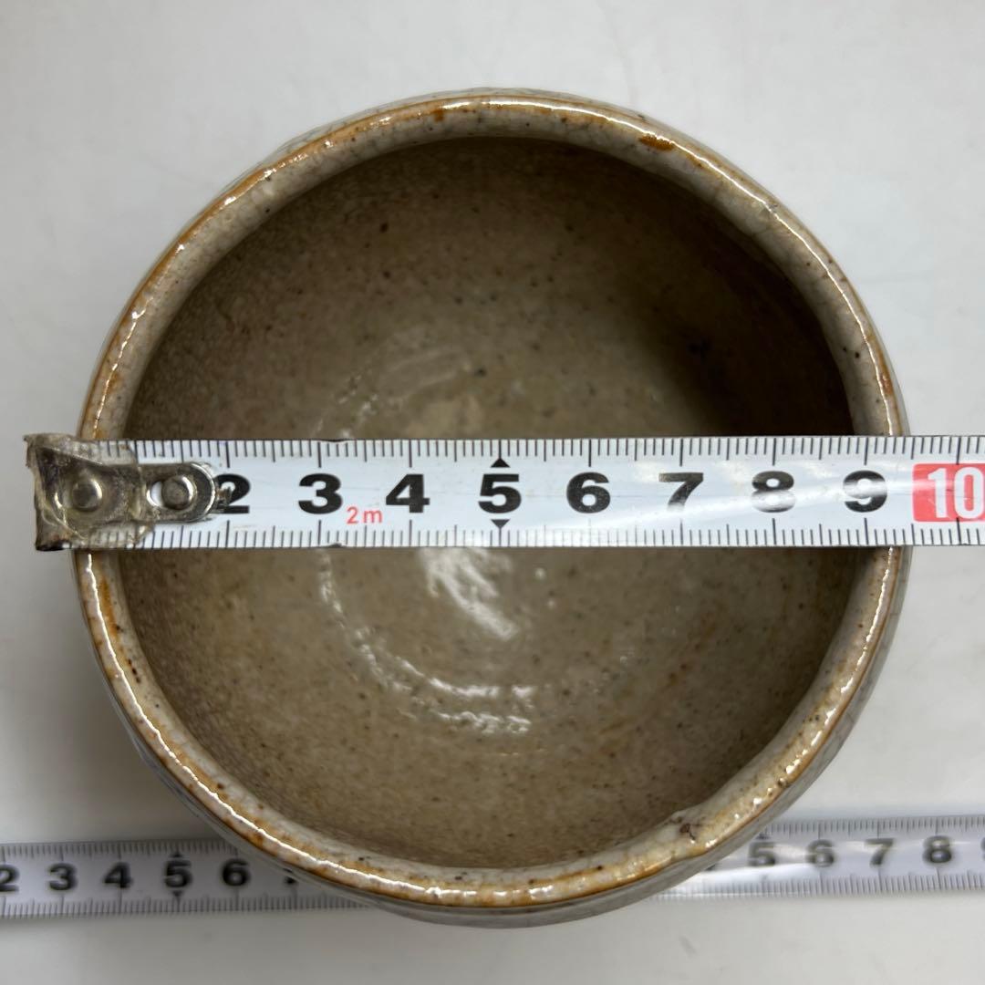 時代 志野茶碗 w9.5cm 東キ8-0212⑧