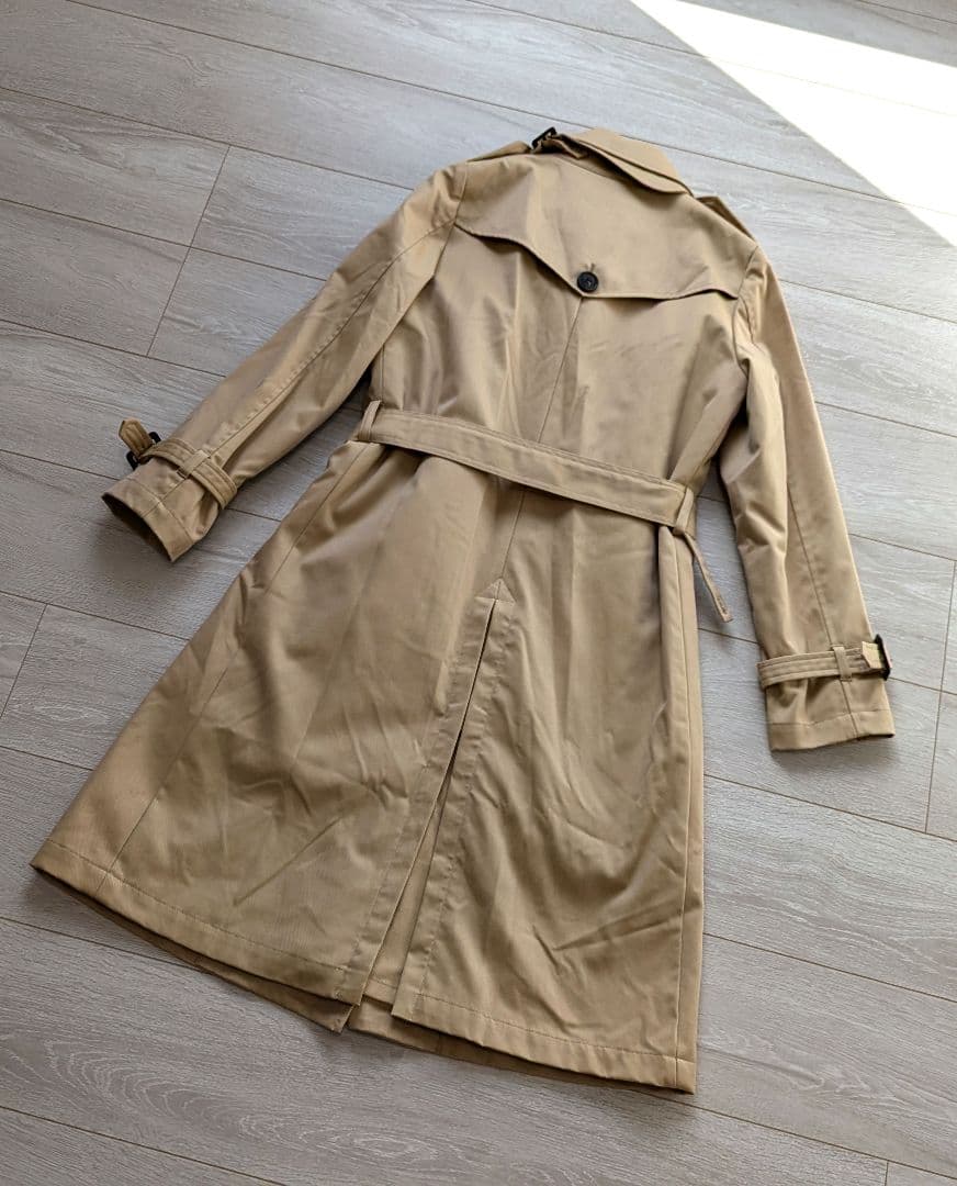 BEAMS ベージュ ダブル トレンチコート　ライナー付き　定価22000