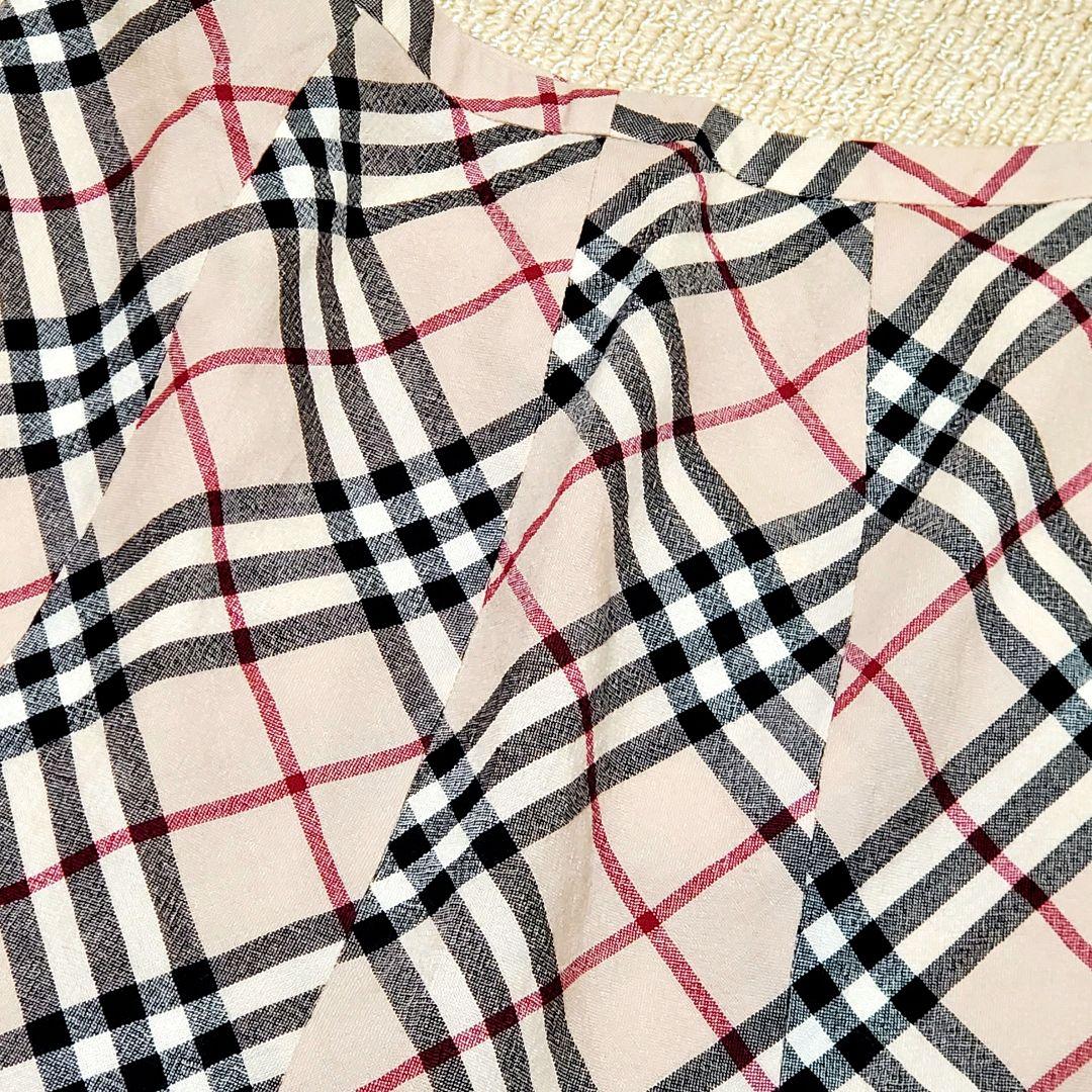 美品✨バーバリーロンドン ノバチェック フレアスカート ロング