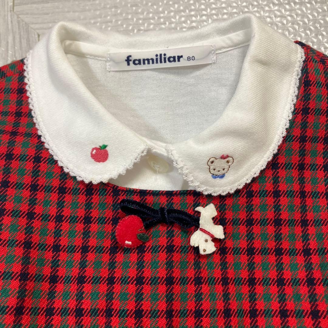 familiar ブラウス　ワンピース　80