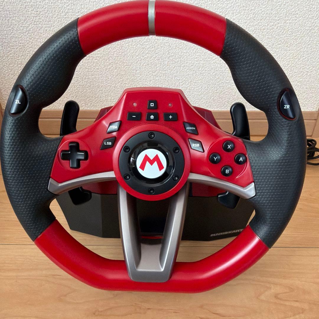 マリオカートレーシングホイールDX/HORI NSW-228 ①