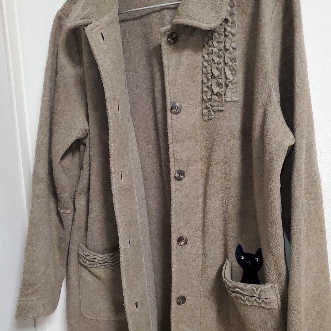 美品 マタノアツコ(L)ローブ 羽織 ルームウェア パジャマ ボア ワコール