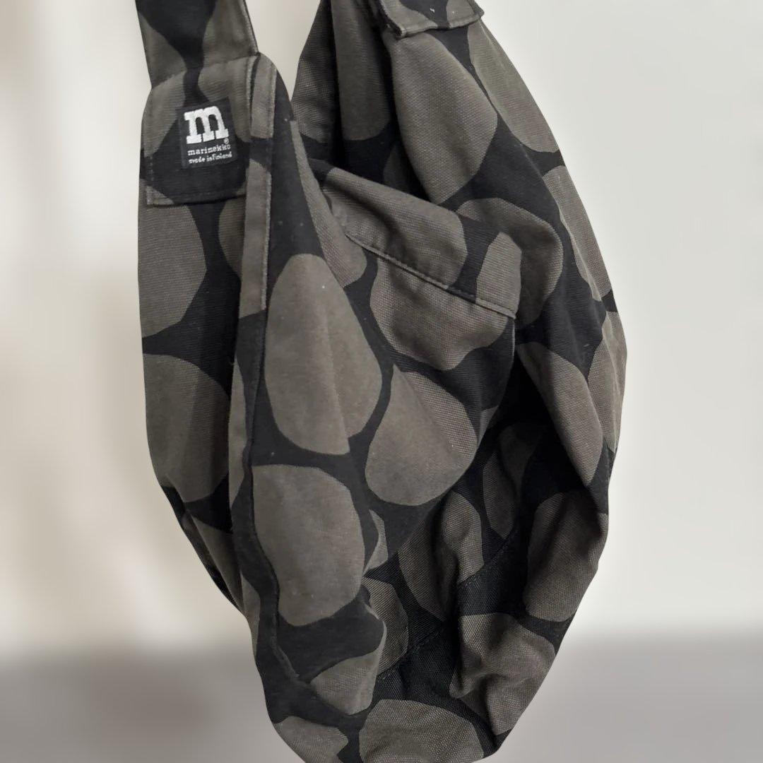 marimekko ドット柄 ボストンバッグ