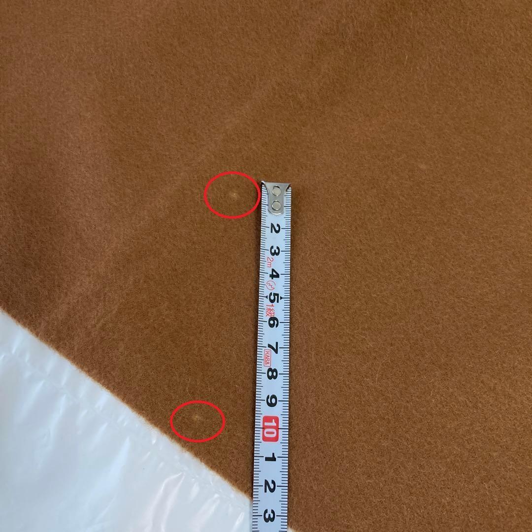 美品 ジョンストンズ カシミヤ100％ 大判ストール ダークキャメル 国内正規品